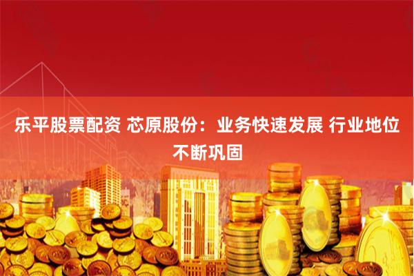 乐平股票配资 芯原股份：业务快速发展 行业地位不断巩固