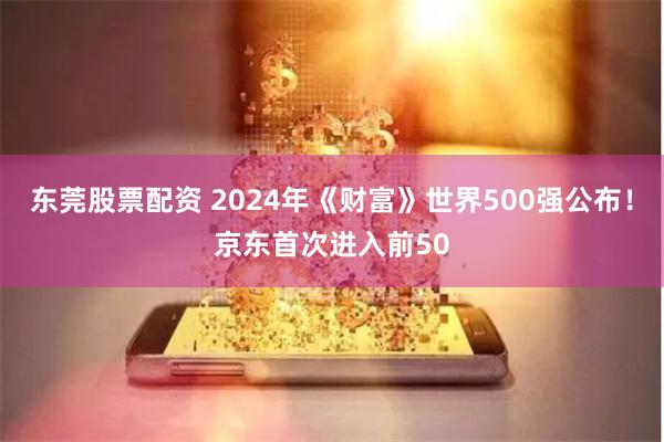 东莞股票配资 2024年《财富》世界500强公布！京东首次进入前50
