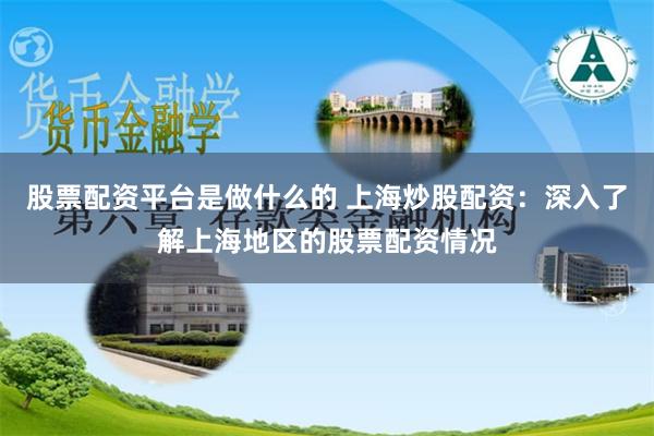 股票配资平台是做什么的 上海炒股配资：深入了解上海地区的股票配资情况